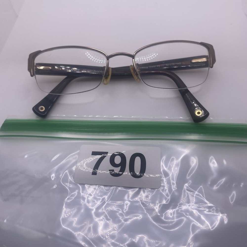 Coach Eyeglasses FRAME ONLY HC5053 Eulalia Half Rim 52-18-140 Sand Beige 790 - Picture 13 of 15